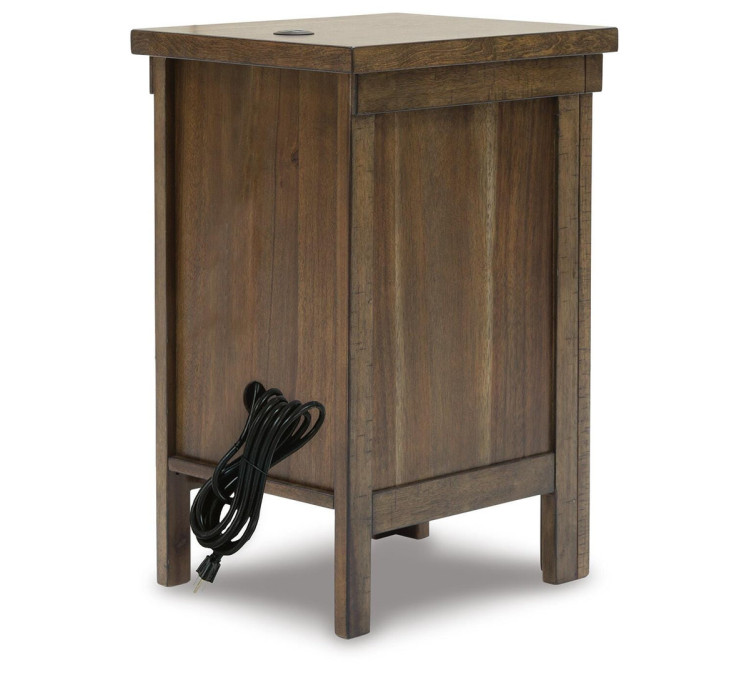 Moriville Chairside End Table - Grayish Brown