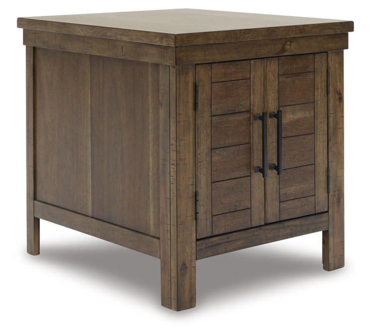 Moriville End Table - Grayish Brown