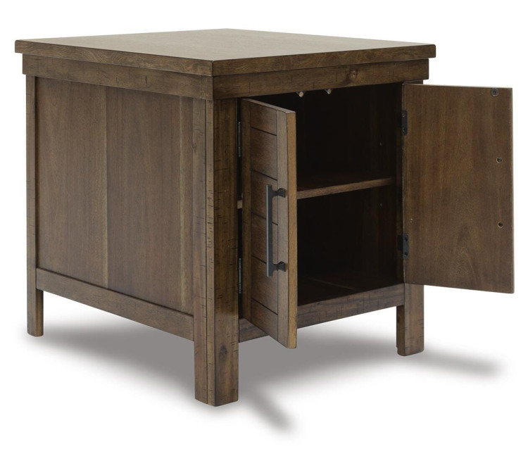 Moriville End Table - Grayish Brown
