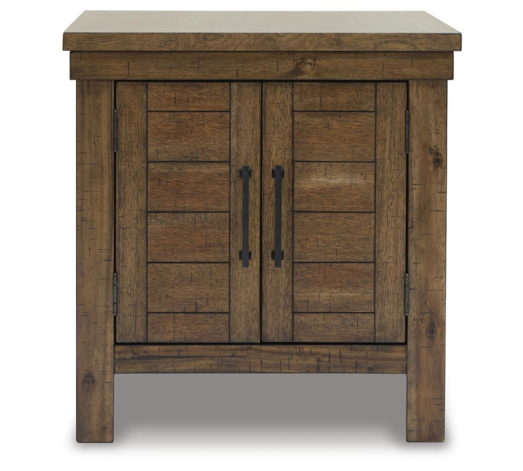 Moriville End Table - Grayish Brown