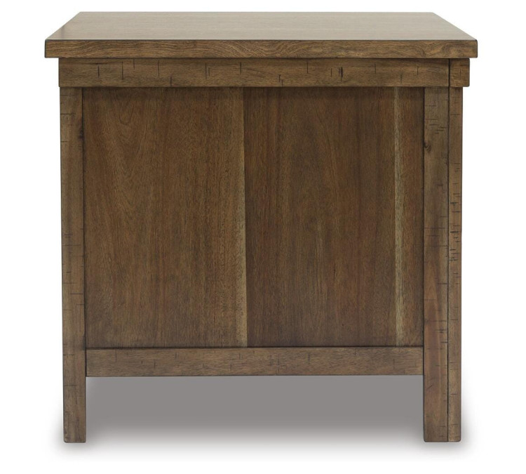 Moriville End Table - Grayish Brown