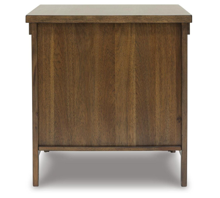 Moriville End Table - Grayish Brown