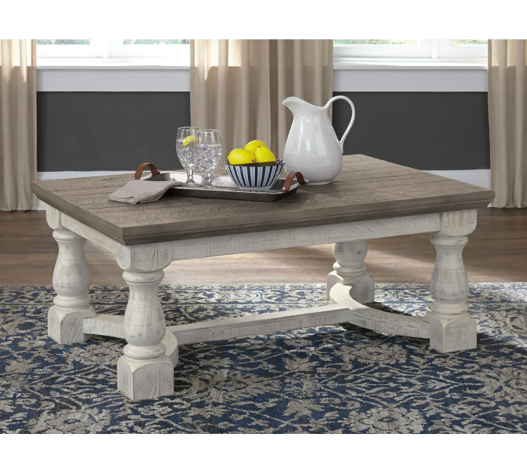 Havalance Coffee Table - Gray/White