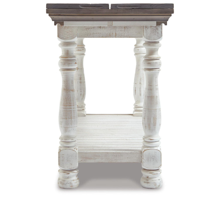 Havalance Sofa/Console Table - Gray/White