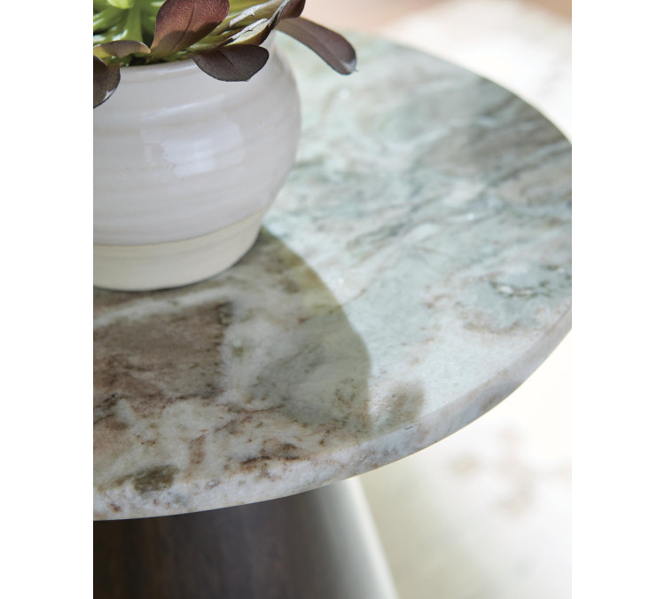 Waltnor Accent Table - Gray/White/Brown