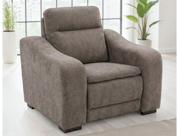 Conroe Dual/Power Recliner - Grey