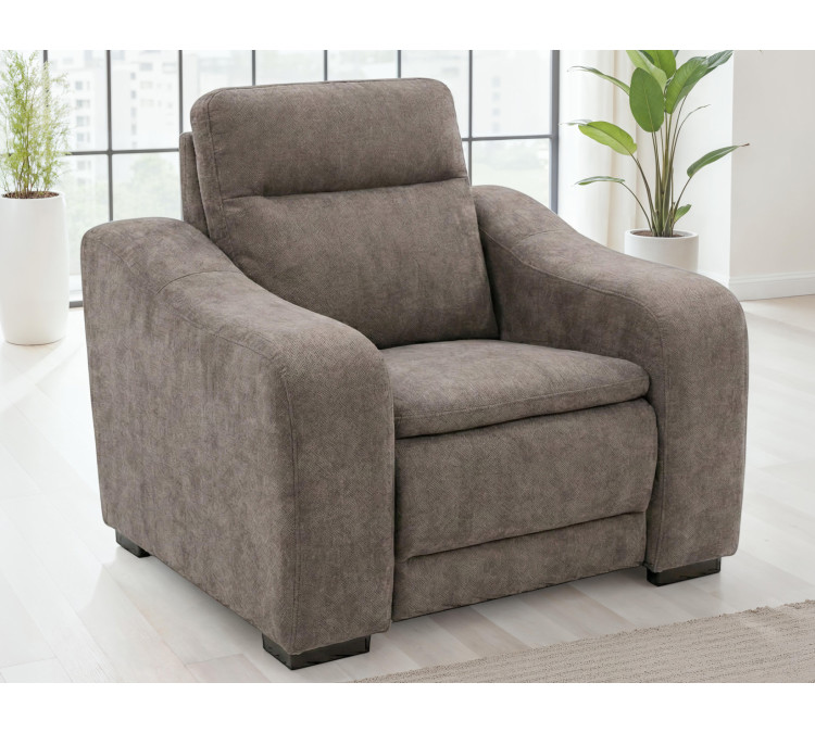 Conroe Dual/Power Recliner - Grey
