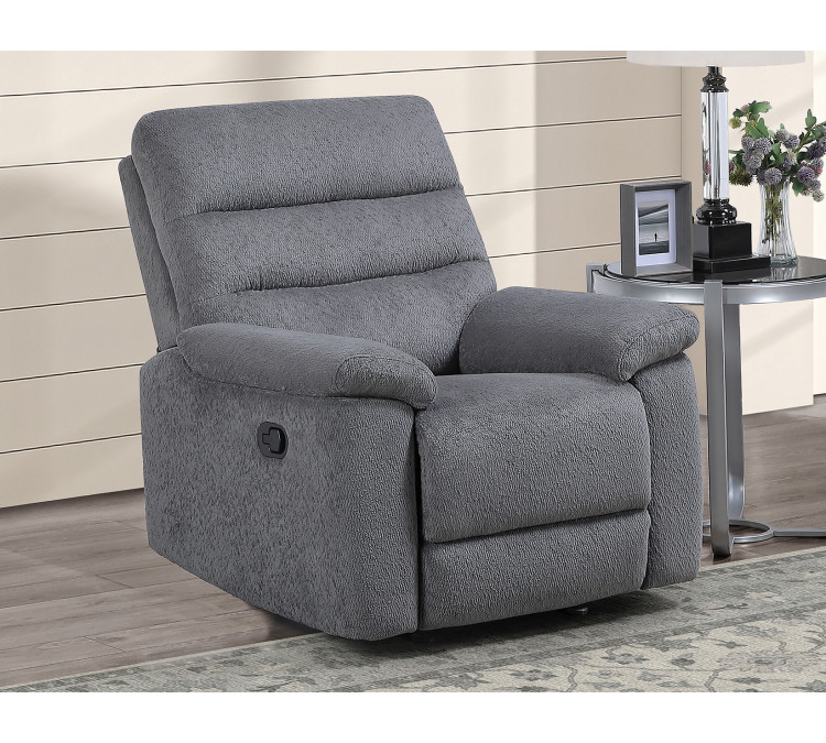Cozy Glider Recliner, Manual - Grey