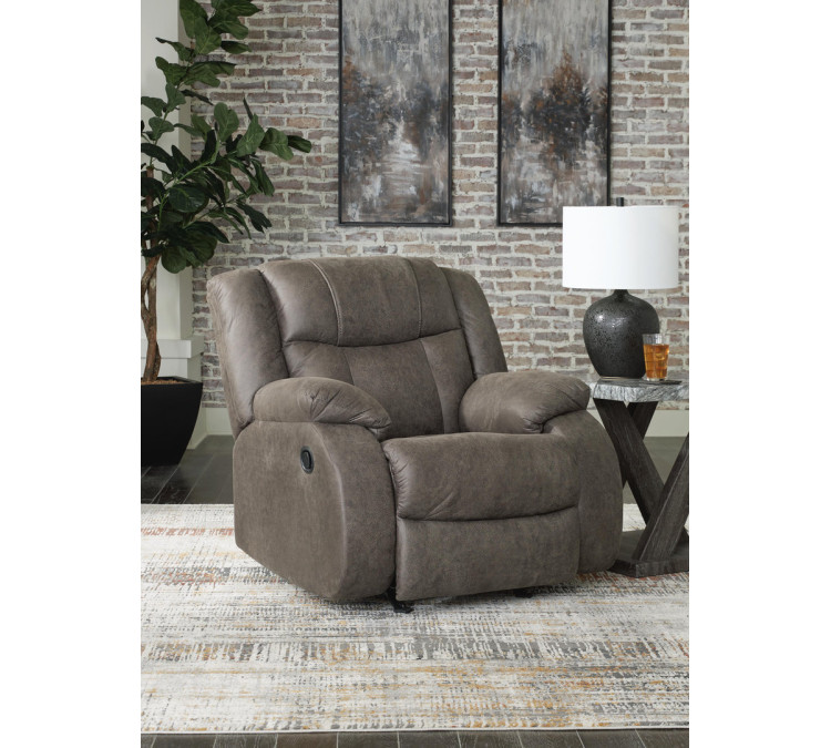 First Base Sofa, Loveseat and Recliner - Gunmetal