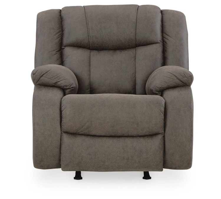 First Base Sofa, Loveseat and Recliner - Gunmetal