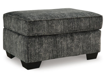 Lonoke Ottoman - Gunmetal
