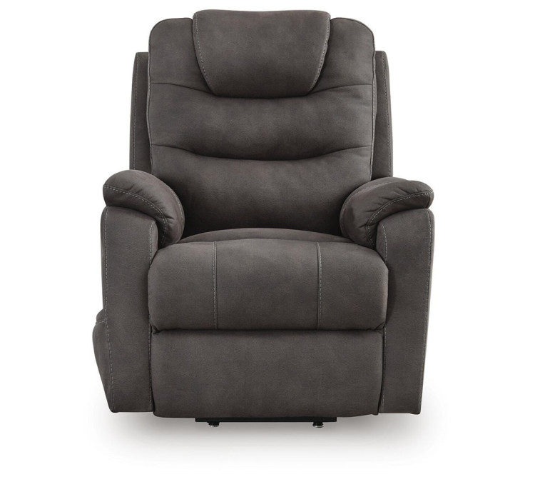 Snowfield Power Lift Recliner - Gunmetal