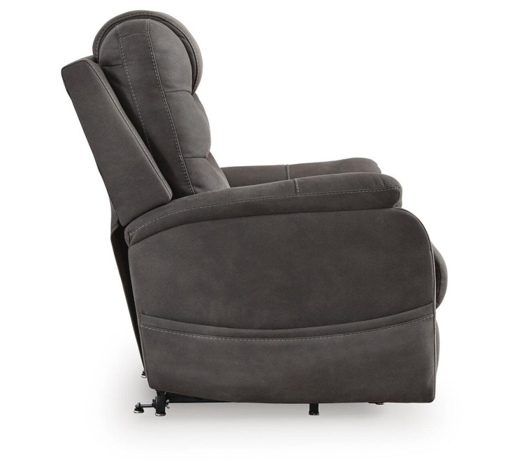 Snowfield Power Lift Recliner - Gunmetal