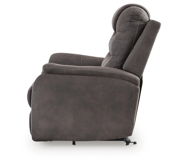 Snowfield Power Lift Recliner - Gunmetal
