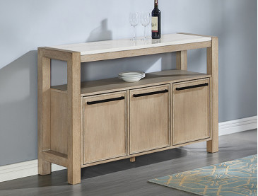 HAZEL GENUINE MARBLE SIDEBOARD