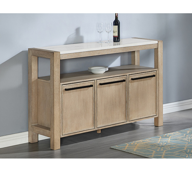HAZEL GENUINE MARBLE SIDEBOARD