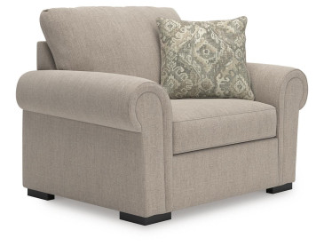 Sararose Oversized Chair - Heather