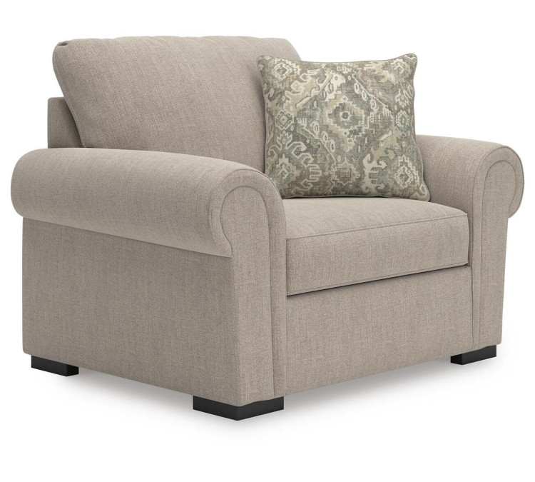 Sararose Oversized Chair - Heather