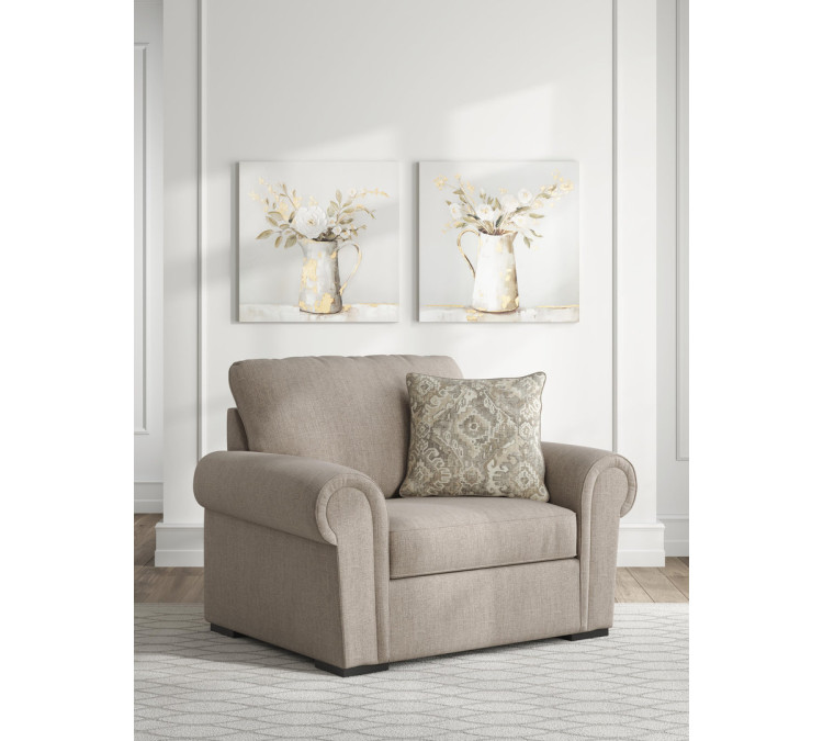 Sararose Oversized Chair - Heather