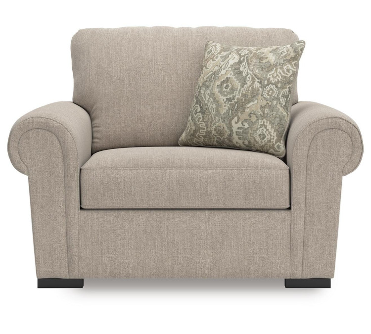 Sararose Oversized Chair - Heather