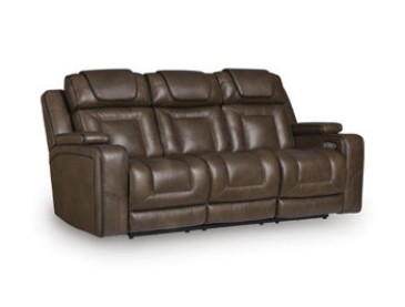 Stargin Power Reclining Sofa - Hickory
