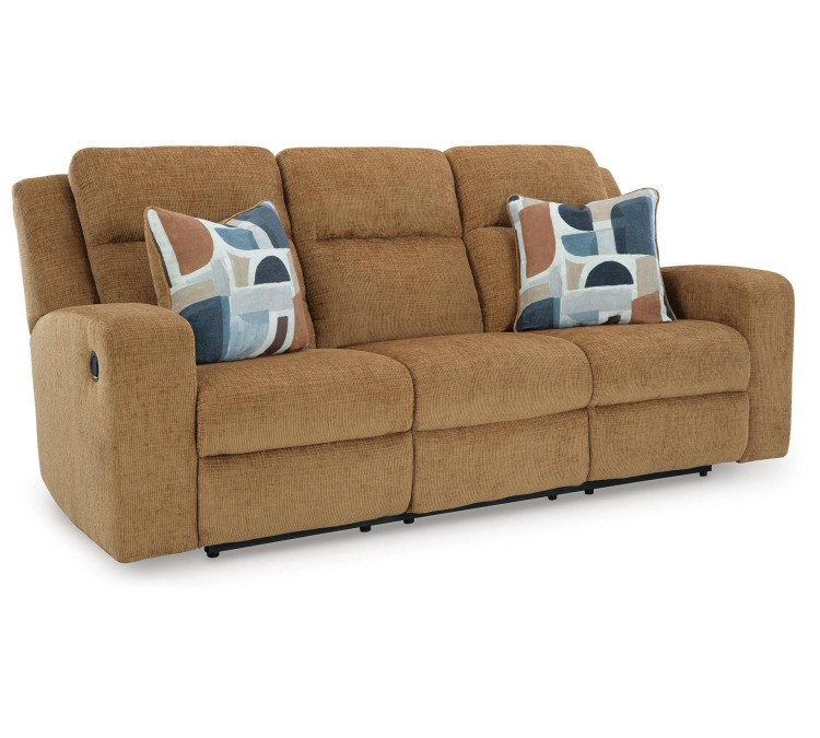Kanlow Reclining Sofa - Honey