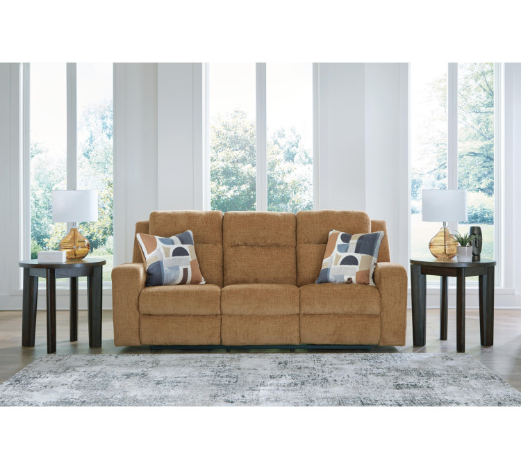 Kanlow Reclining Sofa - Honey