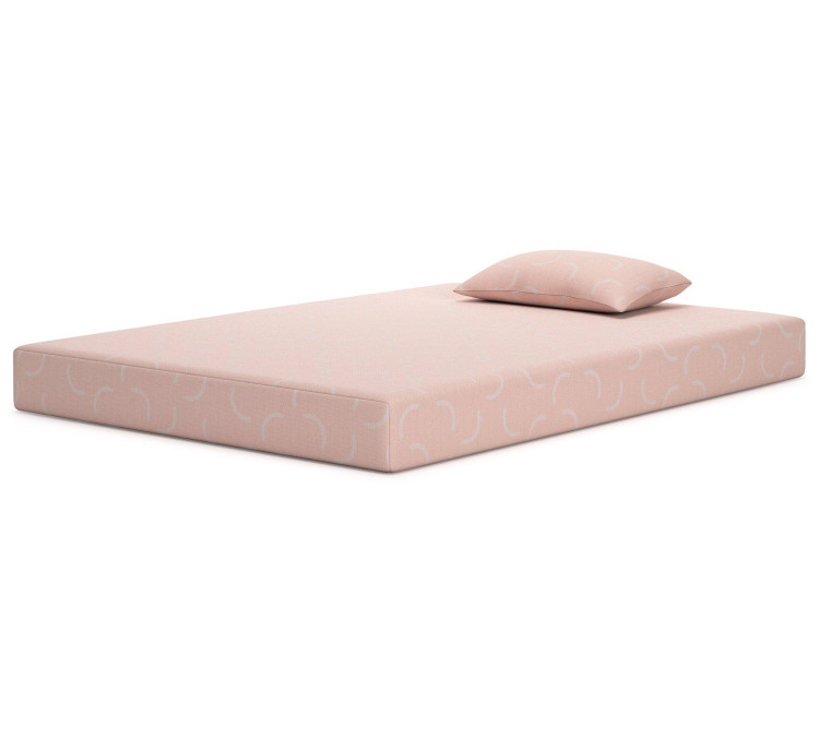 iKidz Coral Mattress and Pillow - Twin