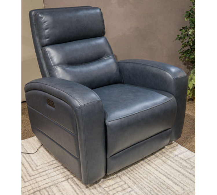 Belvarra Swivel Power Recliner - Indigo