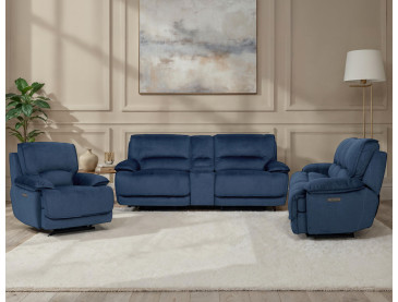 Olsen Dual/Power Zero/Gravity Reclining - Indigo
