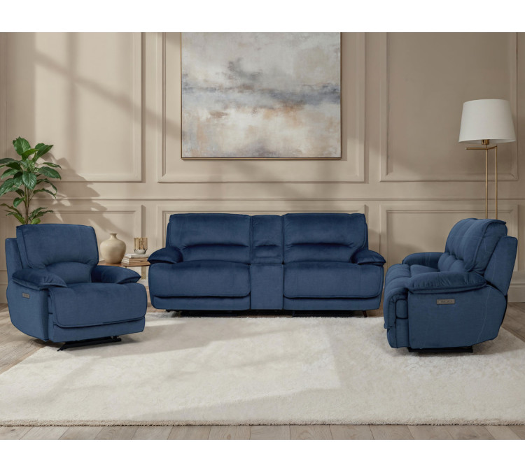 Olsen Dual/Power Zero/Gravity Reclining - Indigo