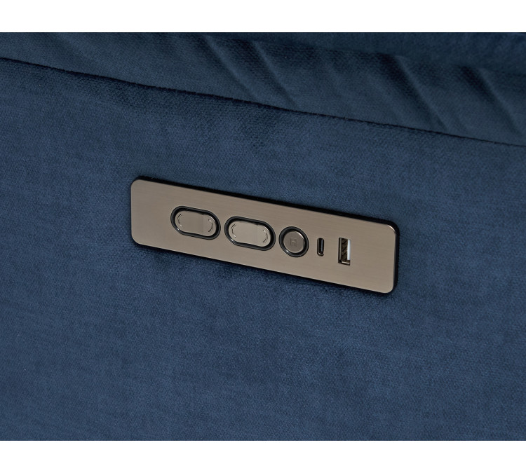 Olsen Dual/Power Zero/Gravity Reclining - Indigo