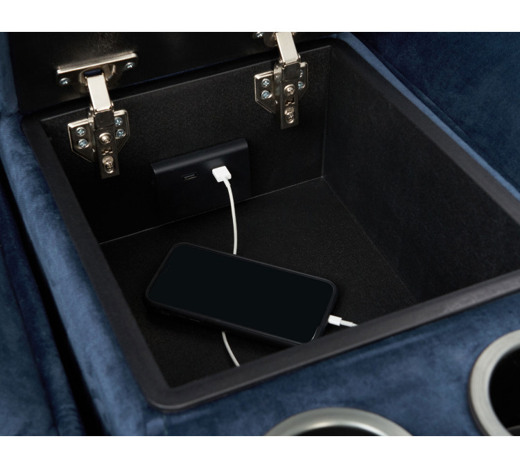 Olsen Dual/Power Zero/Gravity Reclining - Indigo
