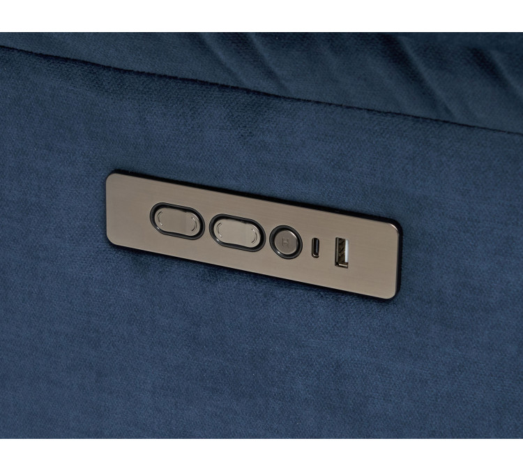 Olsen Dual/Power Zero/Gravity Reclining - Indigo