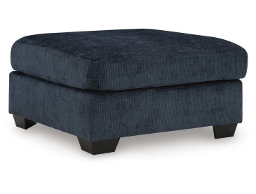 Aviemore Oversized Accent Ottoman - Ink