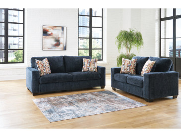 Aviemore Sofa and Loveseat - Ink