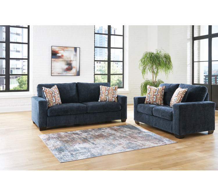 Aviemore Sofa and Loveseat - Ink