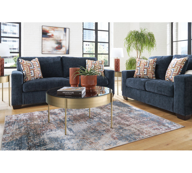Aviemore Sofa and Loveseat - Ink