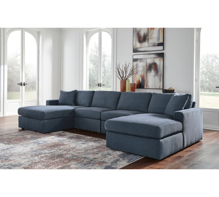 Modmax 4-Piece Sectional with Chaise - Ink