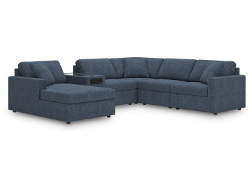 Modmax 6-Piece Sectional with Audio System and Chaise - Ink