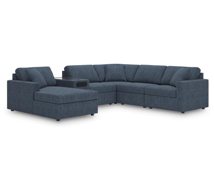 Modmax 6-Piece Sectional with Audio System and Chaise - Ink