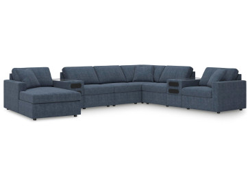 Modmax 8-Piece Sectional with Audio System and Chaise - Ink