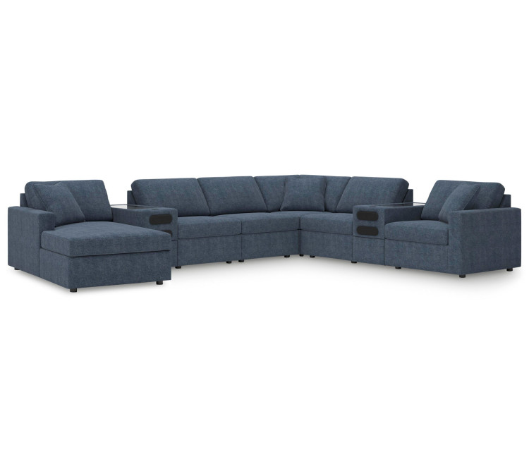Modmax 8-Piece Sectional with Audio System and Chaise - Ink