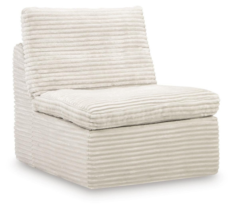 Canefield Armless Chair - Ivory