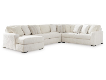 Chessington 4-Piece Sectional with Chaise - Ivory