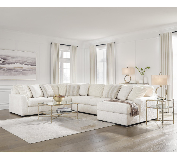 Chessington 4-Piece Sectional with Chaise - Ivory