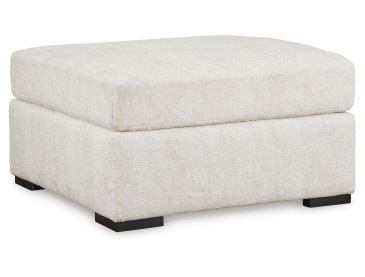 Chessington Oversized Accent Ottoman - Ivory