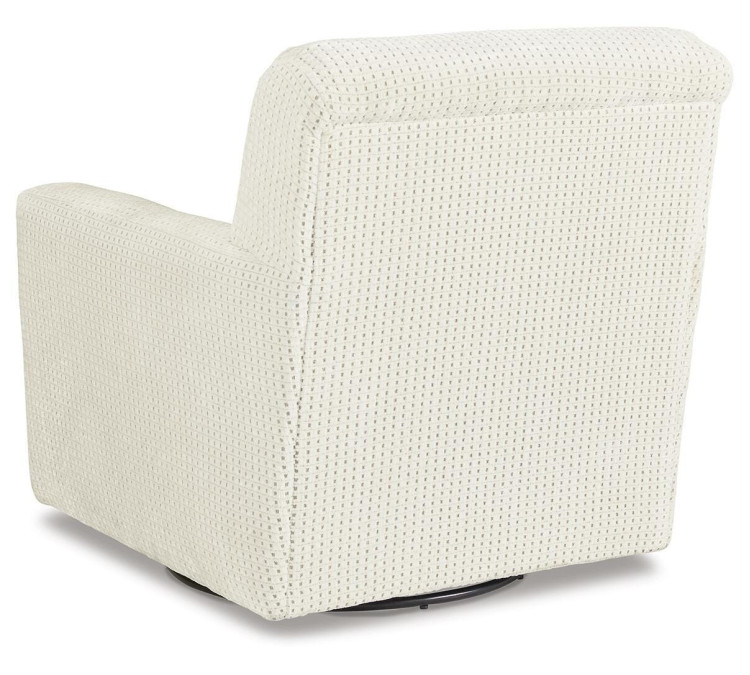 Herstow Swivel Glider Accent Chair - Ivory