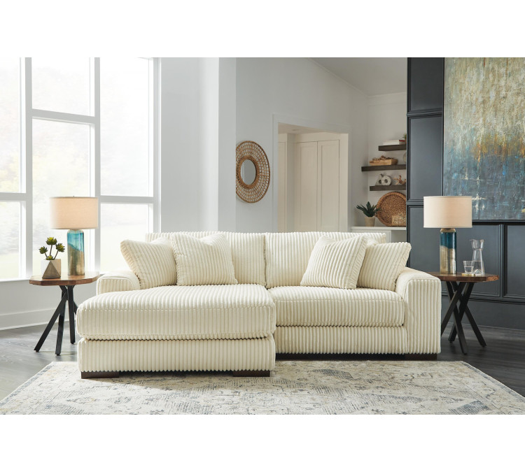 Lindyn 2-Piece Sectional with Chaise - Ivory