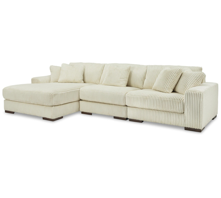 Lindyn 3-Piece Sectional with Chaise - Ivory
